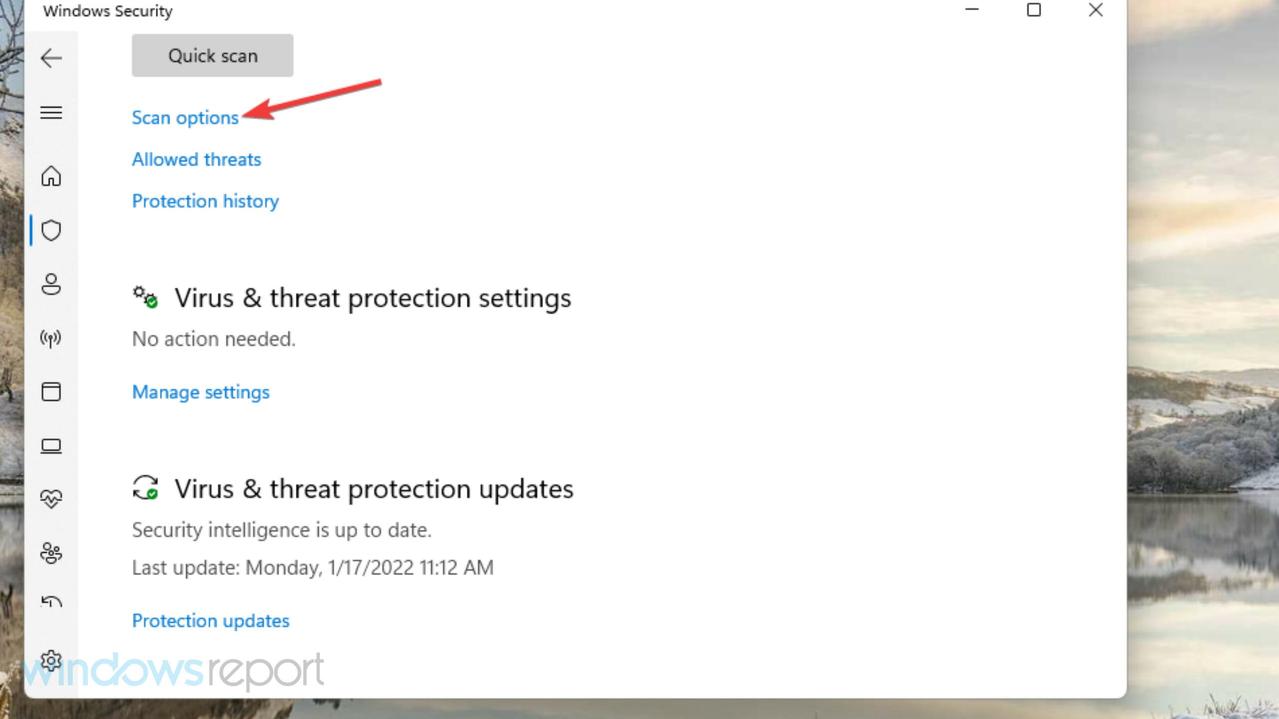 Параметры сканирования Windows Отчет об ошибке событие ID 1001