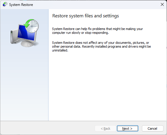 Click Next -amdppm.sys