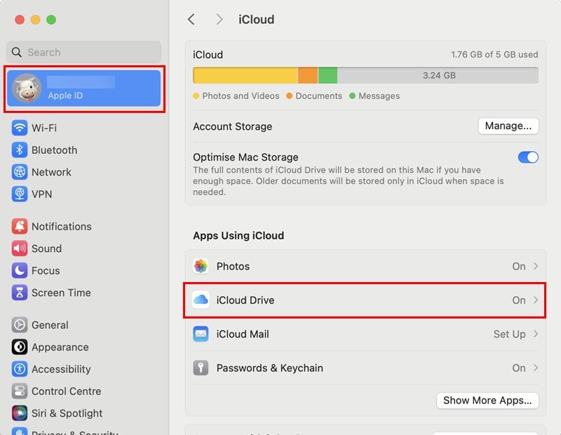 iCloud-Konto