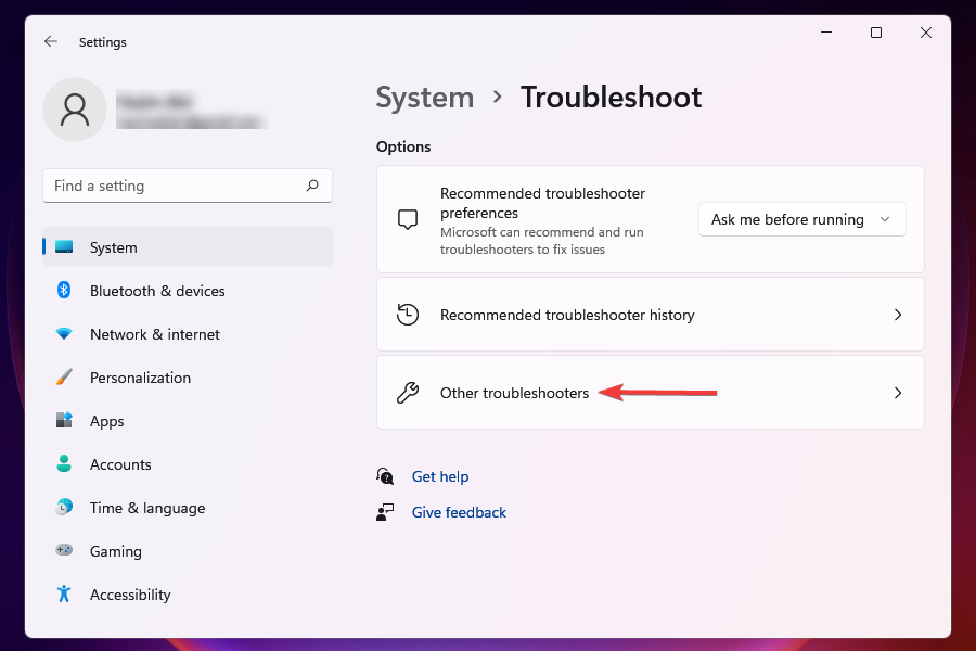 Other troubleshooters