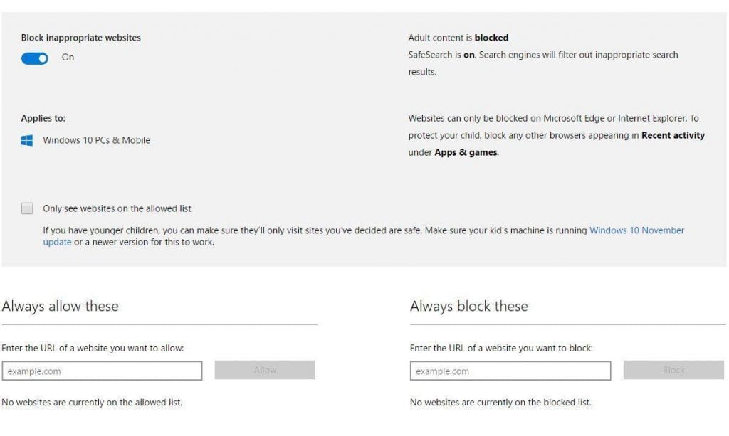 microsoft-family-safety-block-innapropriate-websites