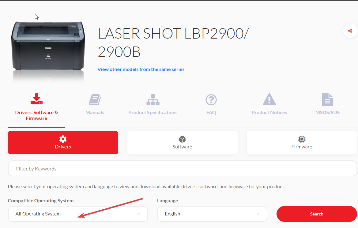 canon lbp2900b driver download page