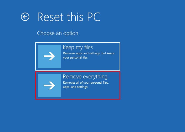 remove everything