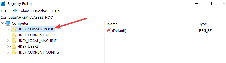 hkey classes root windows 10