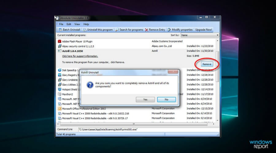 beste deinstallationssoftware für Windows 10