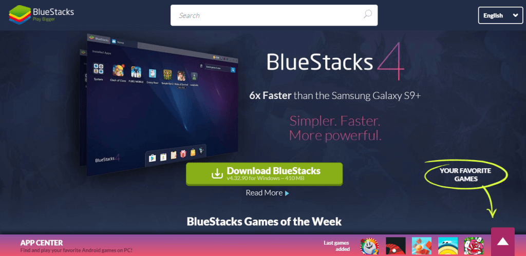 BlueStacks - Emulatoren ohne Werbung