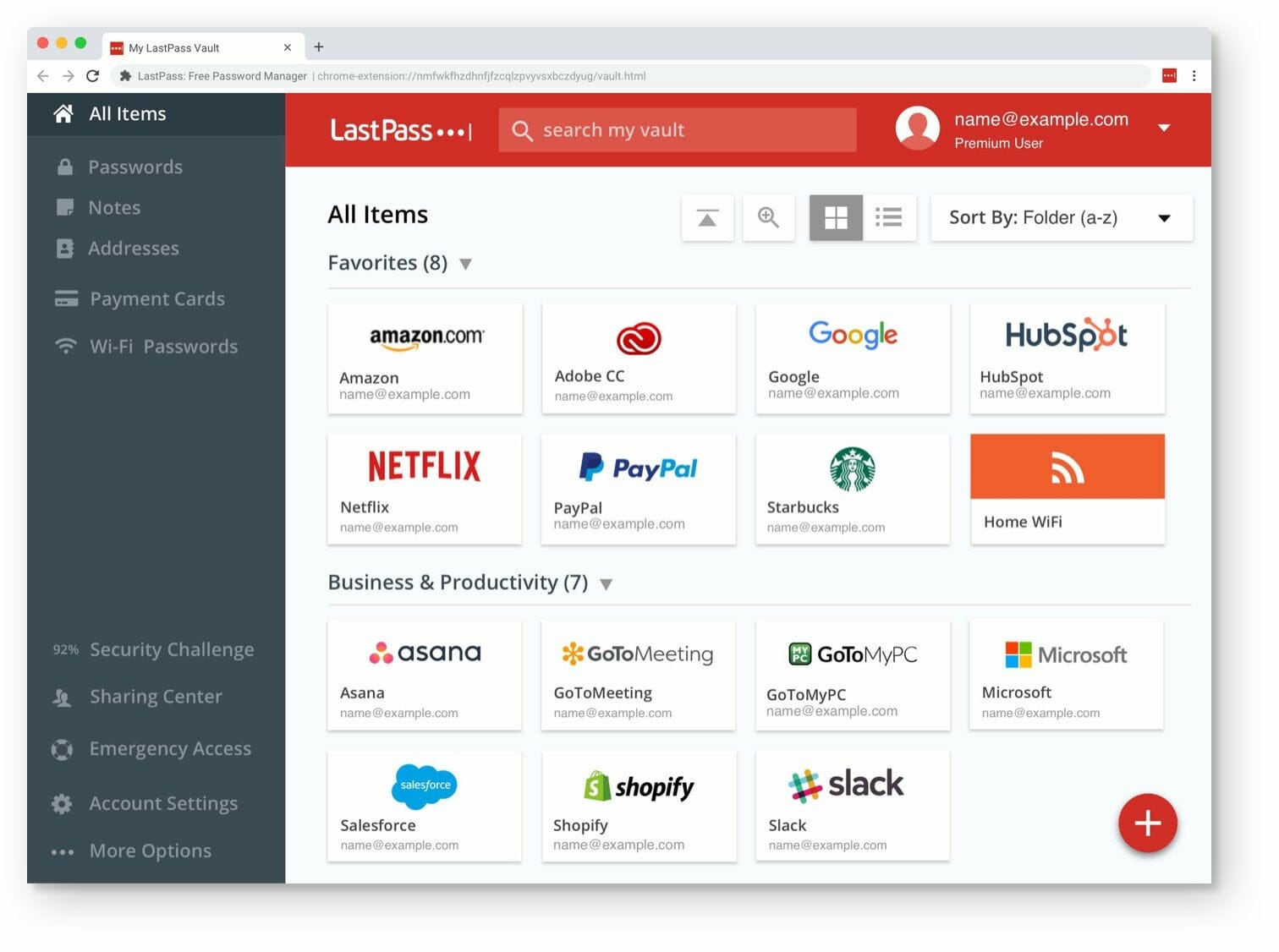 Менеджер паролей LastPass