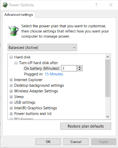 Advanced settings tab Fix 0x00000016, 0x00000017