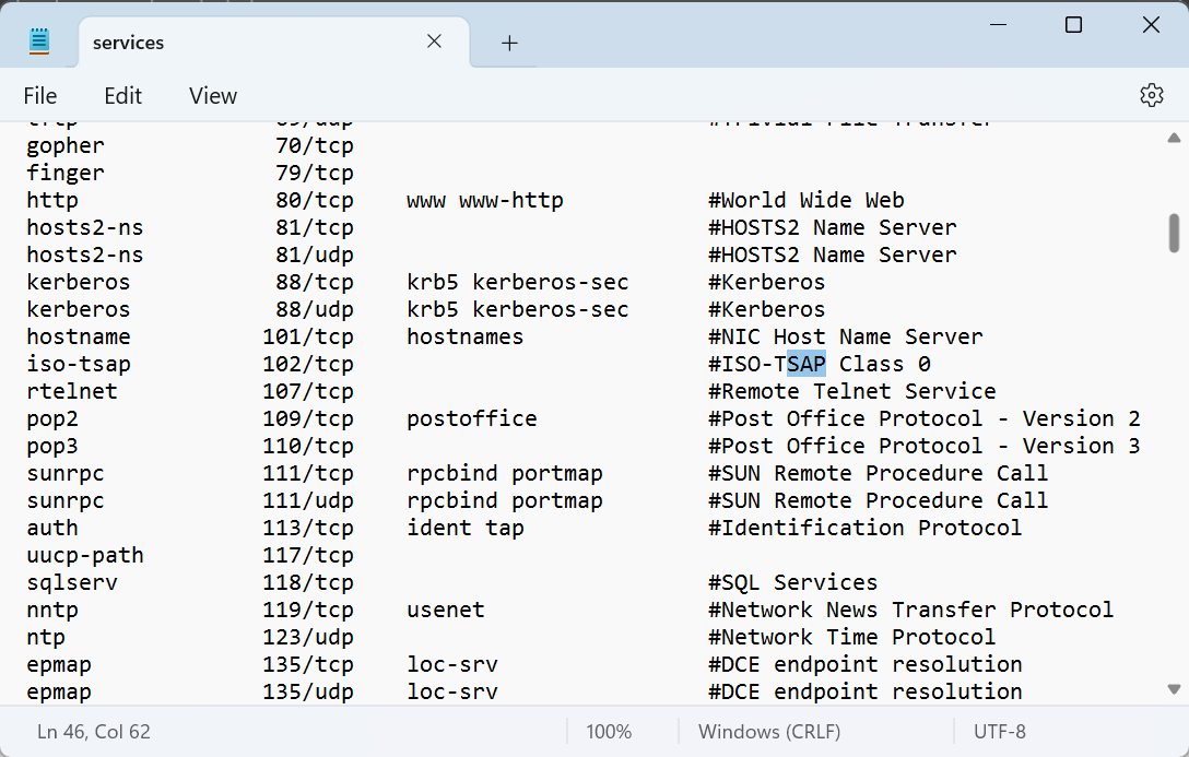 especificar tcp para corrigir erro de balanceamento de logon 88