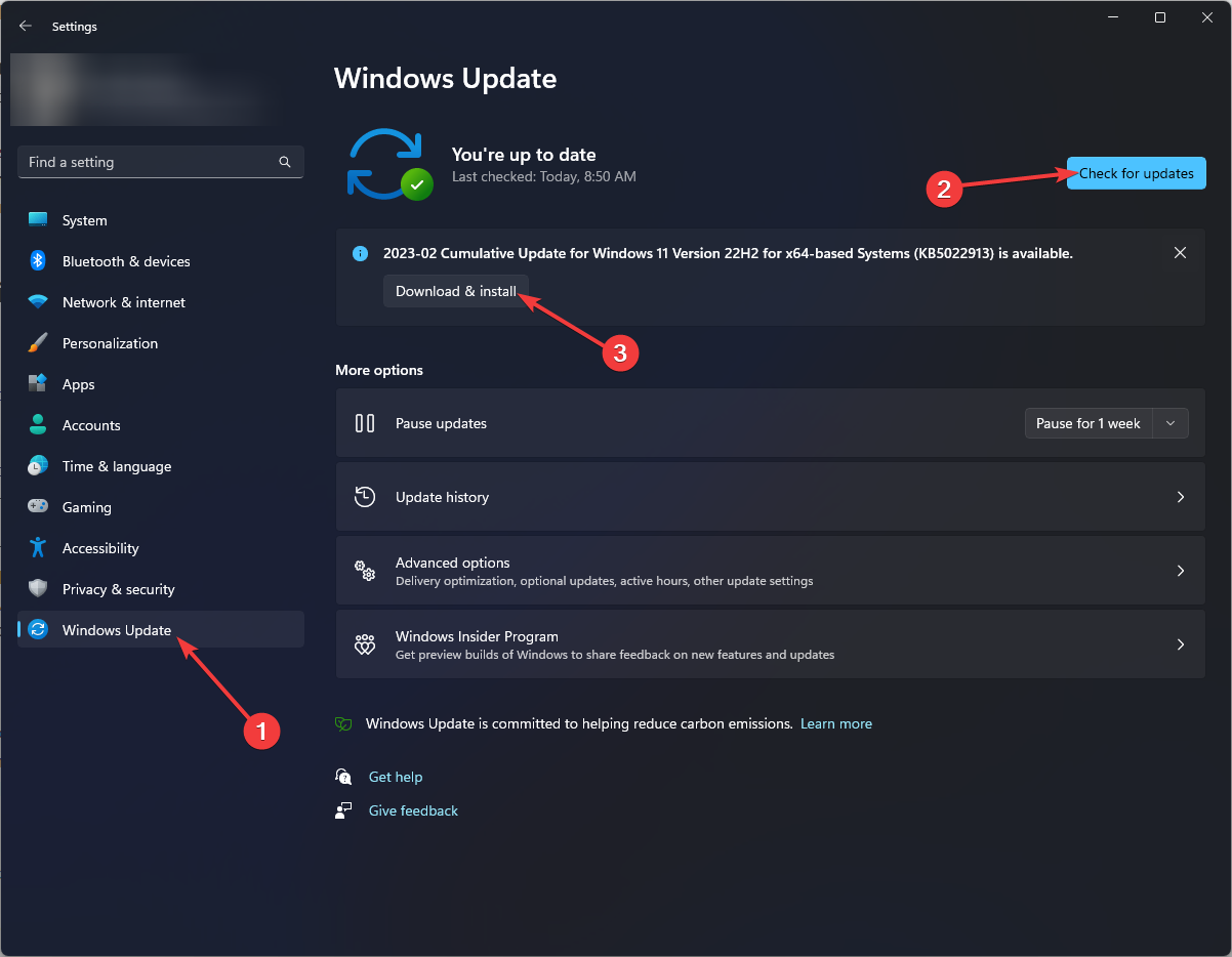 Verificar atualizações - Setup não conseguiu baixar o arquivo