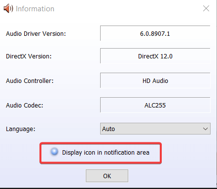 gerenciador de áudio hd realtek ausente