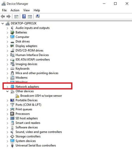 USB WiFi 어댑터가 인터넷에 연결되지 않음