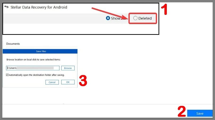Speichern Sie Ihre Android-Daten