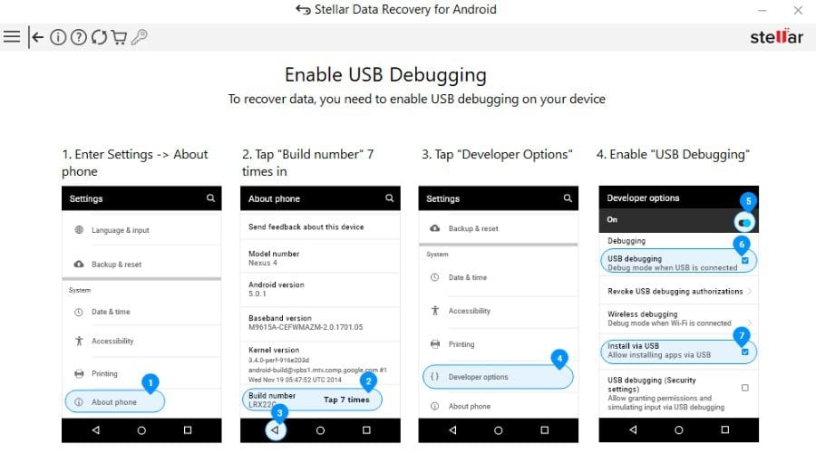 USB-Debugging aktivieren