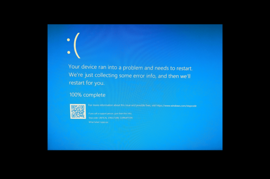 Critical_structure_corruption unter Windows 11