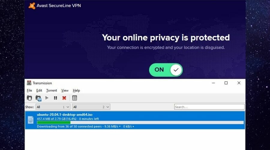 Torrent Avast VPN com VPN