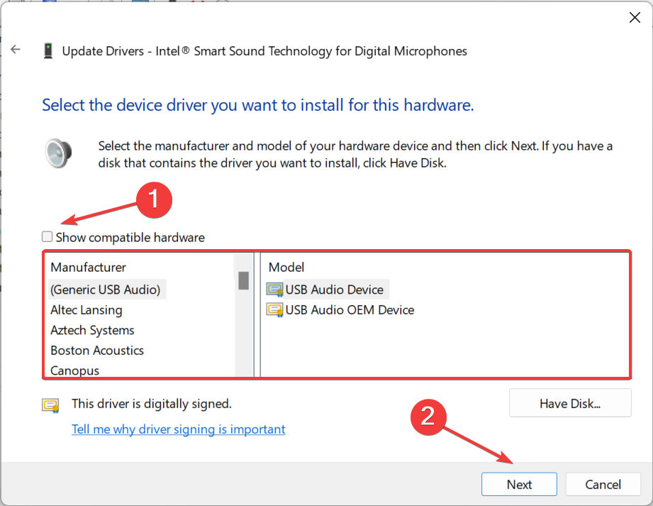 installer le pilote de périphérique audio haute définition AMD