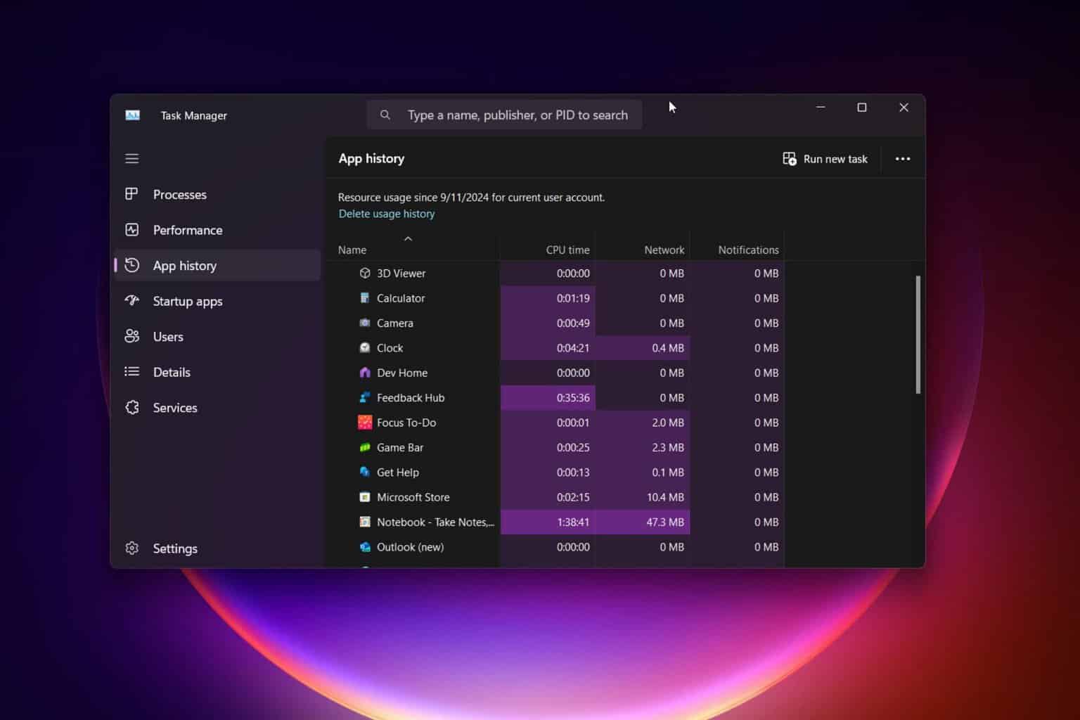 Microsoft lanza una nueva fórmula de uso de CPU para el Administrador de tareas de Windows 11 24H2