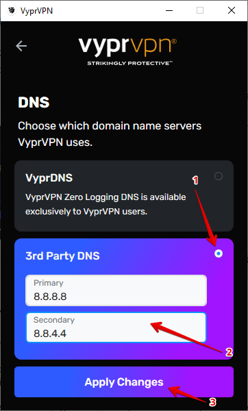 DNS de terceiros