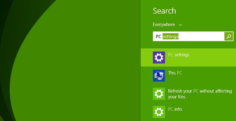 verificar tamanho do aplicativo windows 8.1