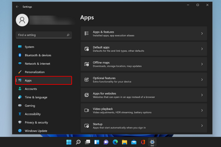 Aplicaciones Win 11
