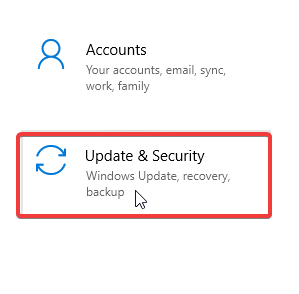 Update & Sicherheit auswählen mein windows hat kein bitlocker