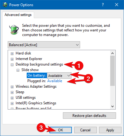 imposta come sfondo del desktop non funziona windows 10