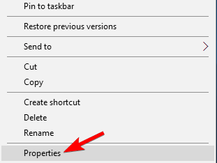 properties context menu asus aura has stopped working