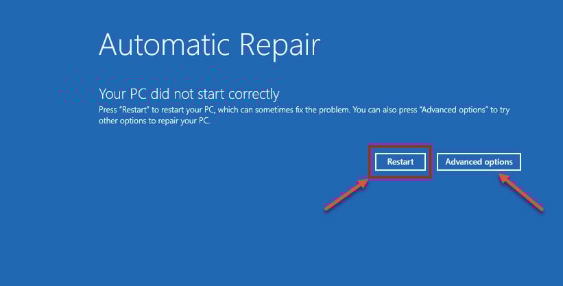 automatische Reparatur 2