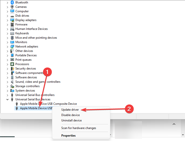 can't import photos from iphone to windows 10