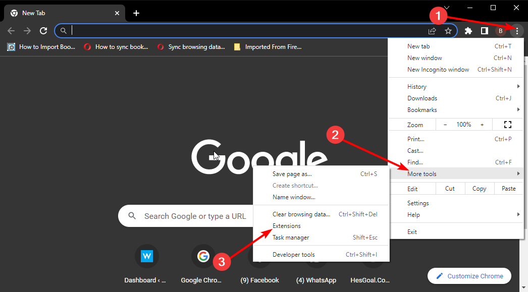 extensions gmail something's not right