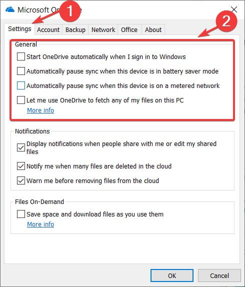 impedir o onedrive de iniciar com o windows 10