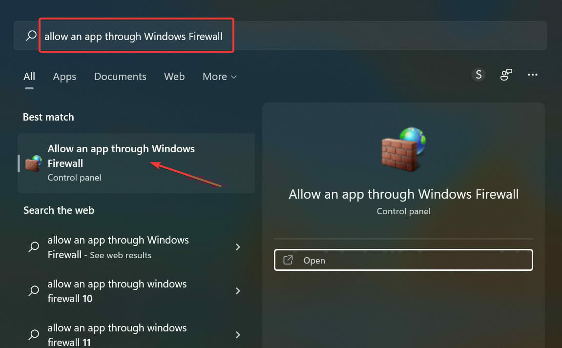 eine app durch windows firewall zulassen