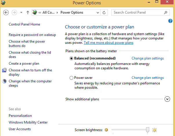 power plan