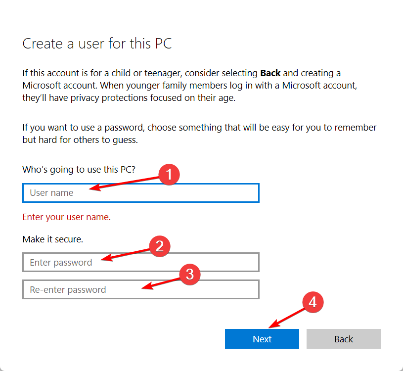 usuario-senha-proximo este aplicativo não pode ser executado no seu pc