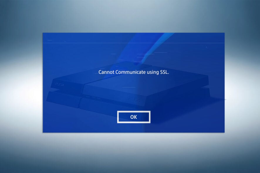 PS4でSSLエラーを修正する