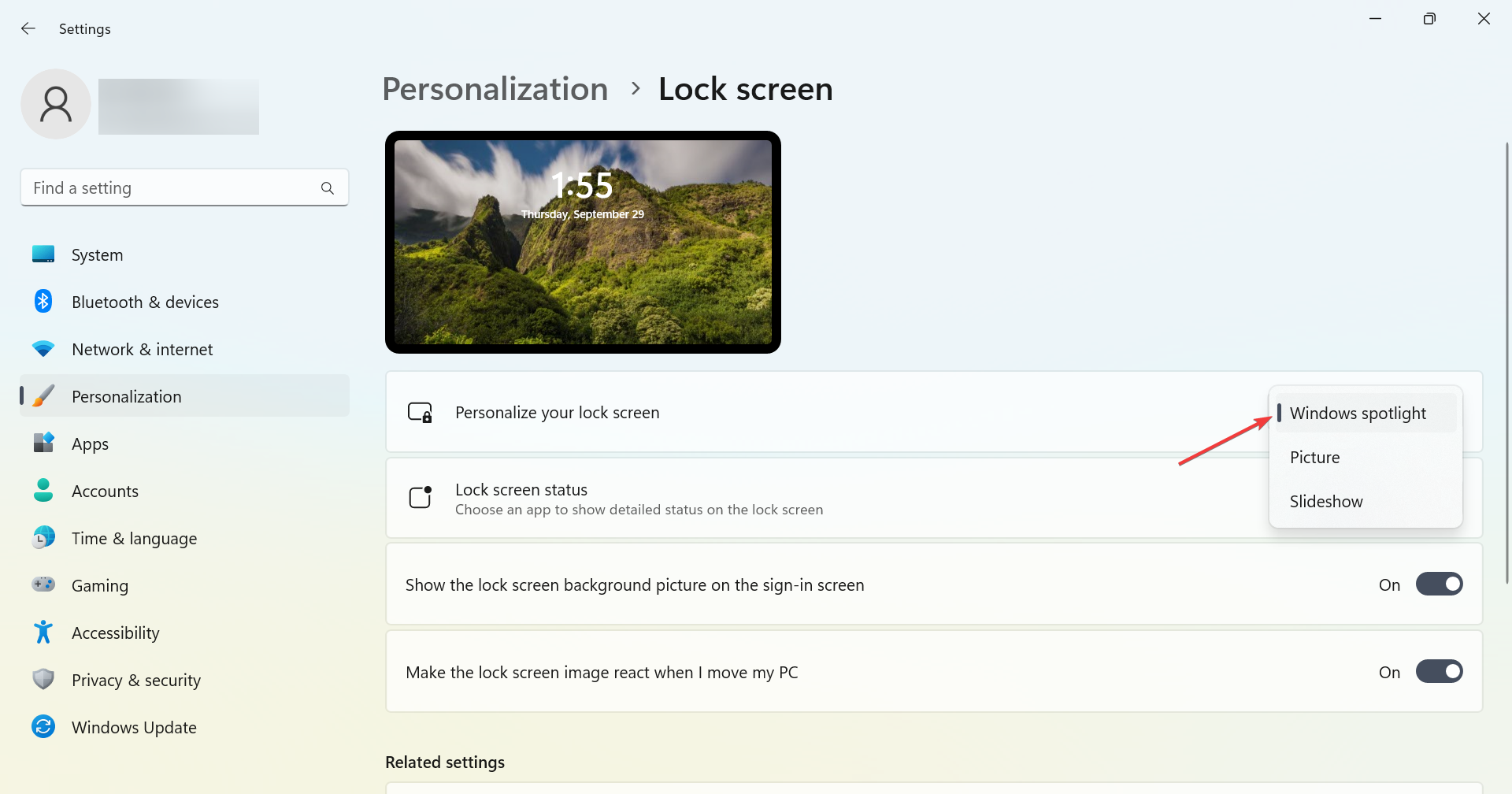windows spotlight