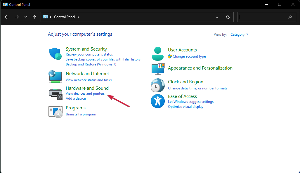 windows 11 mostrar dispositivos e impressoras