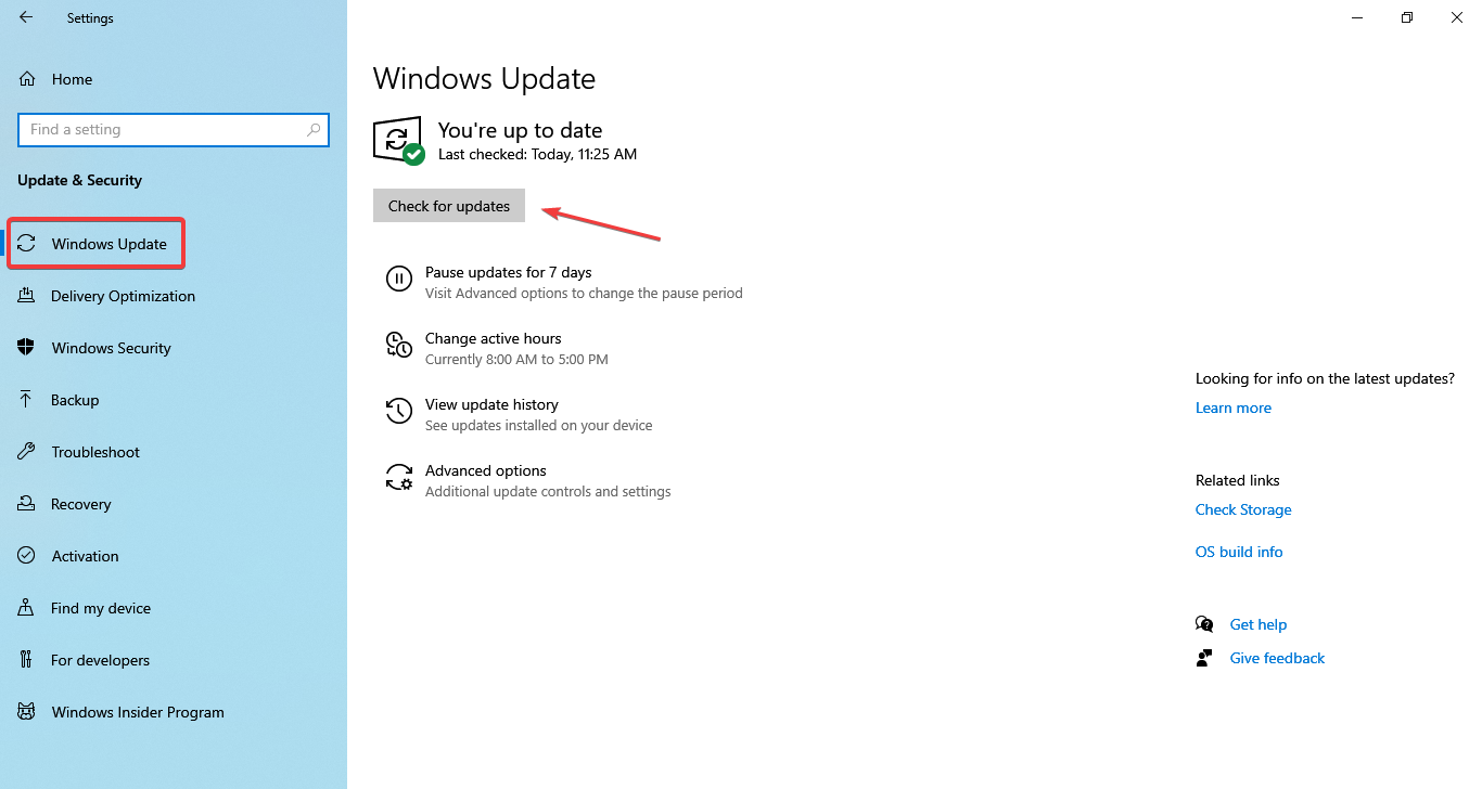 Updates überprüfen