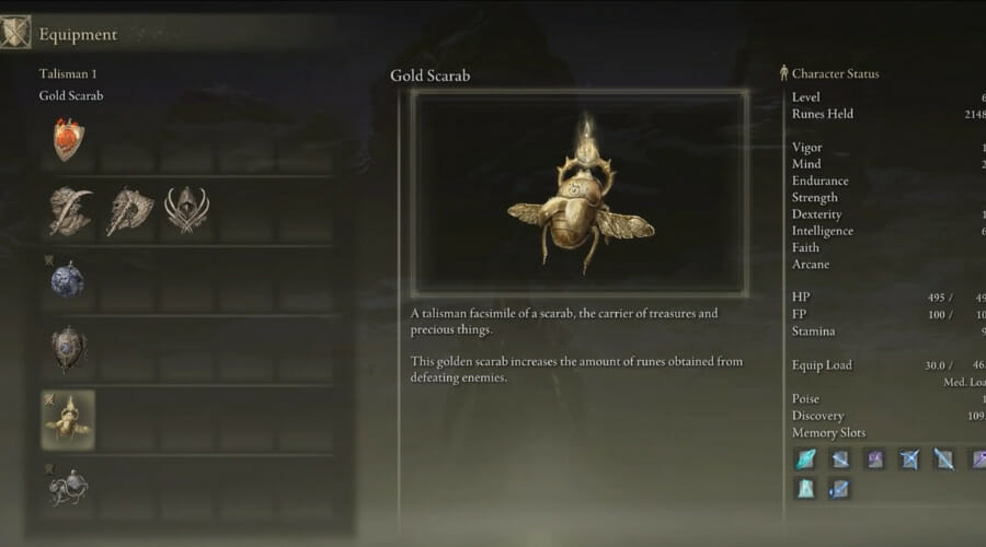 golden scarab