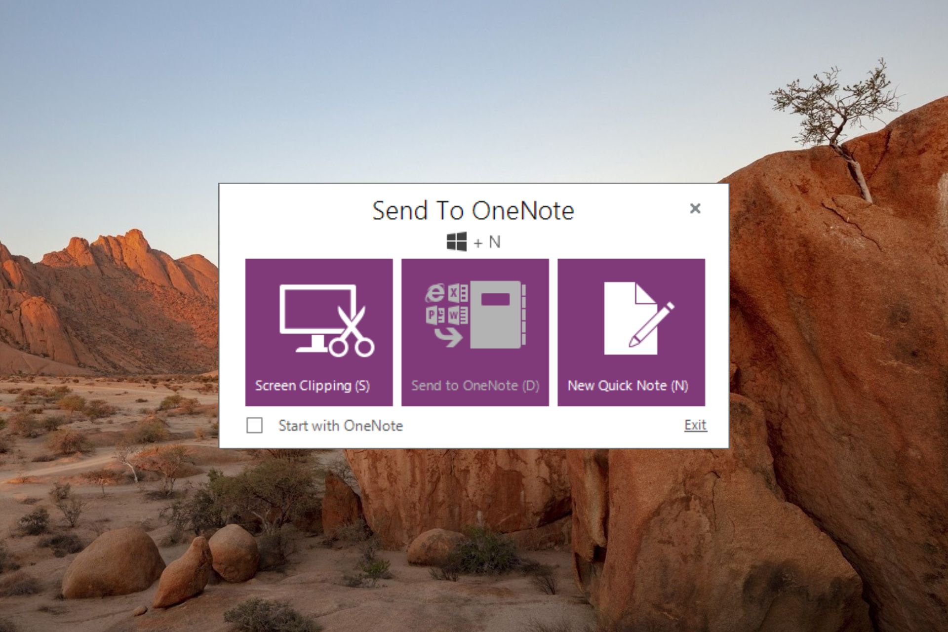 désactiver le démarrage de OneNote