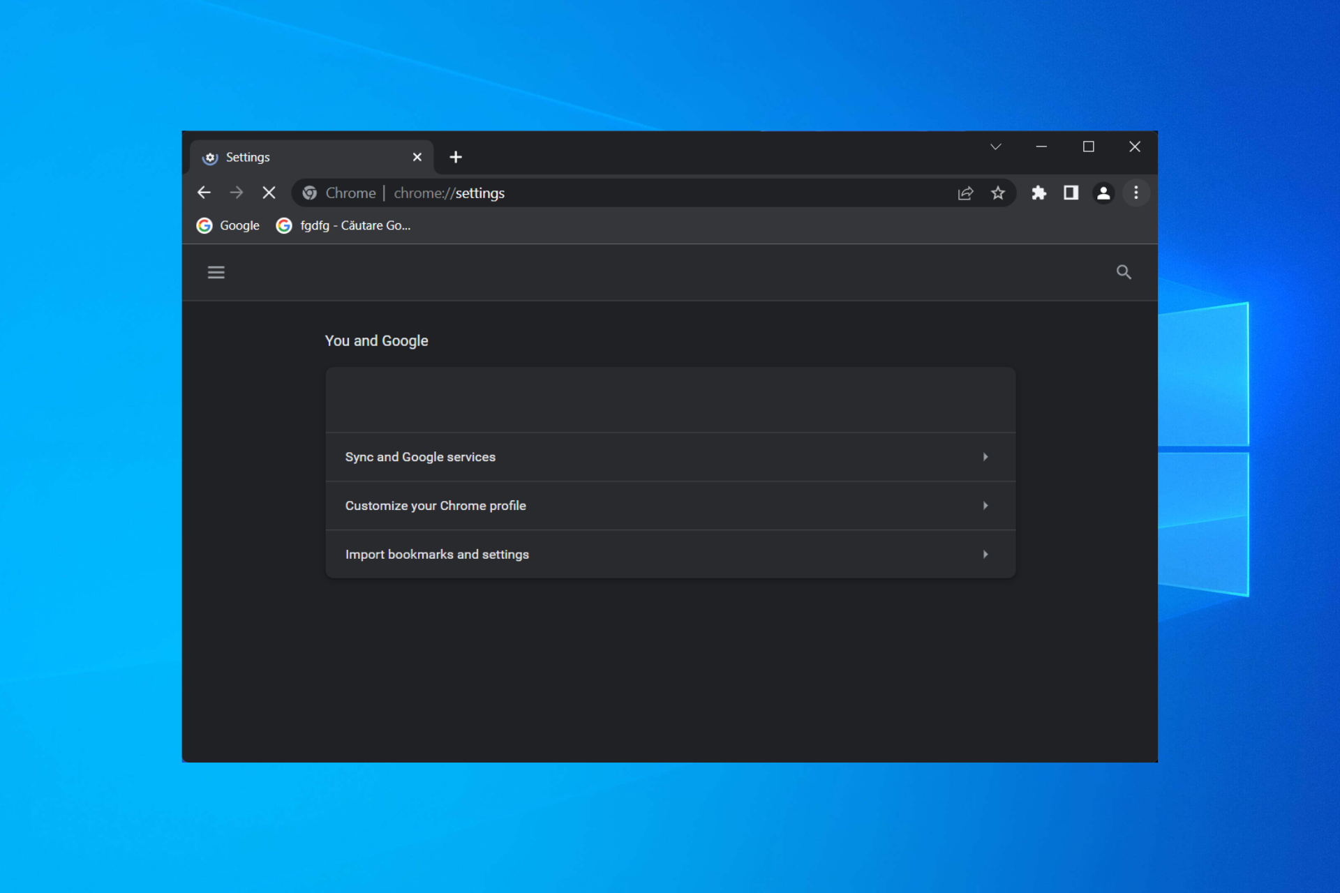 chrome-windows10 Google Chrome non répondant