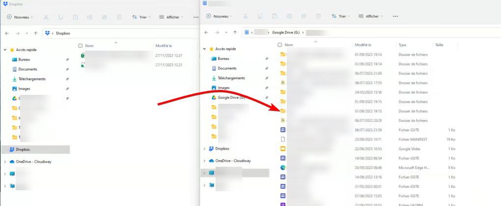 transfer files dropbox google drive