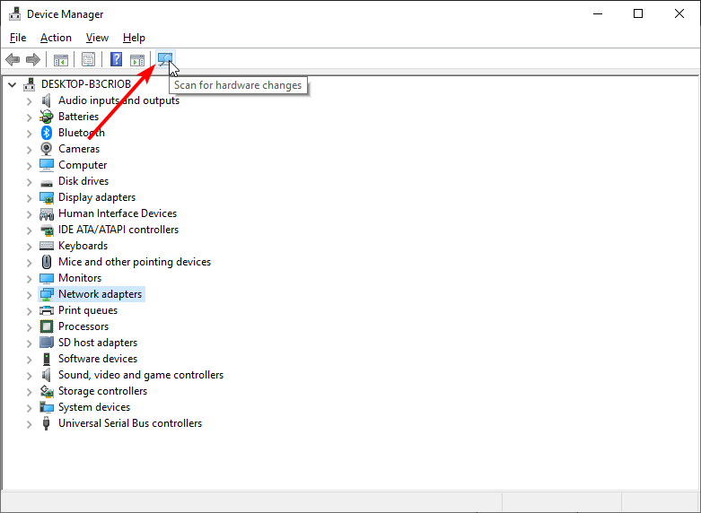 buscar problemas dns windows 10