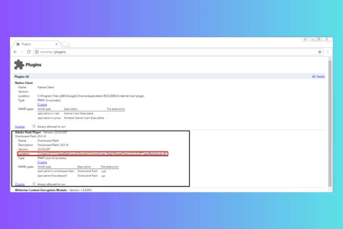 Wie man pepflashplayer.dll in Chrome deaktiviert