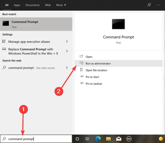 windows 10 vss error