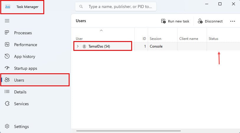 Using the Task Manager Tool