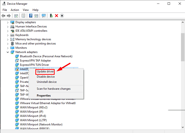 Update driver