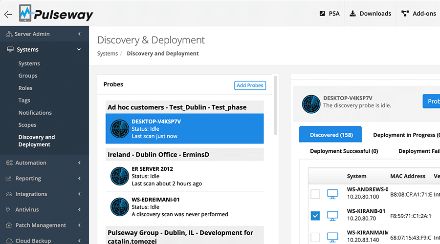 pulseway outils de surveillance snmp