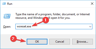 O cache da Loja do Windows pode estar danificado